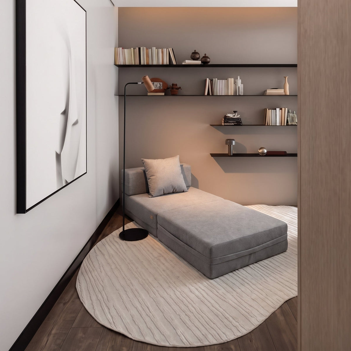 Módulo Meio Cobbi para Sofá-Cama Modular