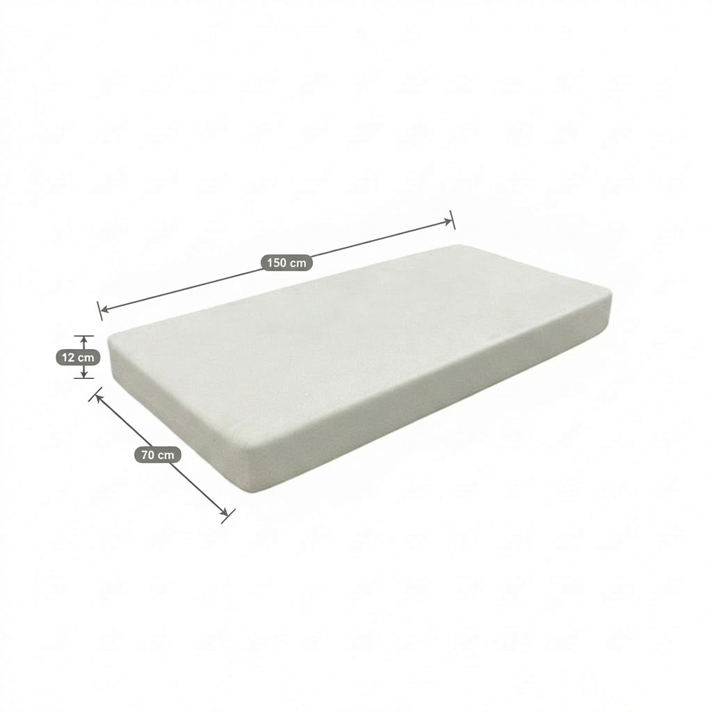 Cama Montessoriana Infantil Lumi Mini 178 cm 100% Espuma - Com Colchão, Laranja - imagem 6 | Modifika
