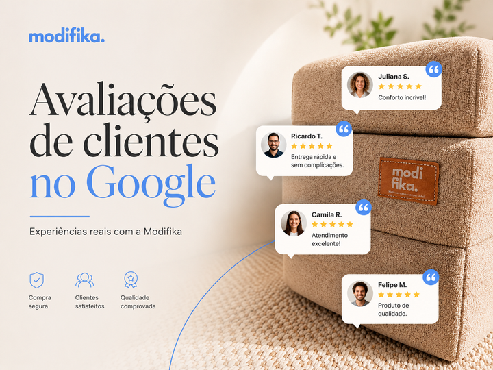 Avaliações de clientes da Modifika no Google