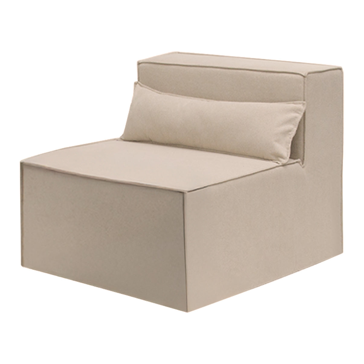 Módulo Meio Paladium para Sofá Modular - Boucle Bege 68 - imagem 3 | Modifika