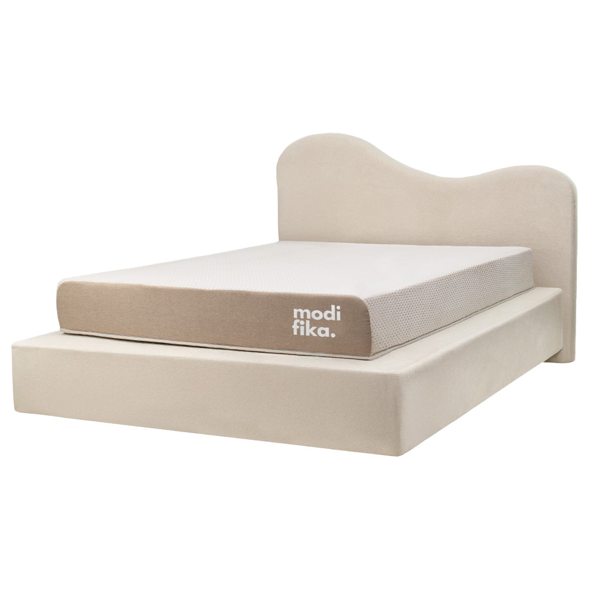 Cabeceira Orgânica Curve Modifika para Cama Casal