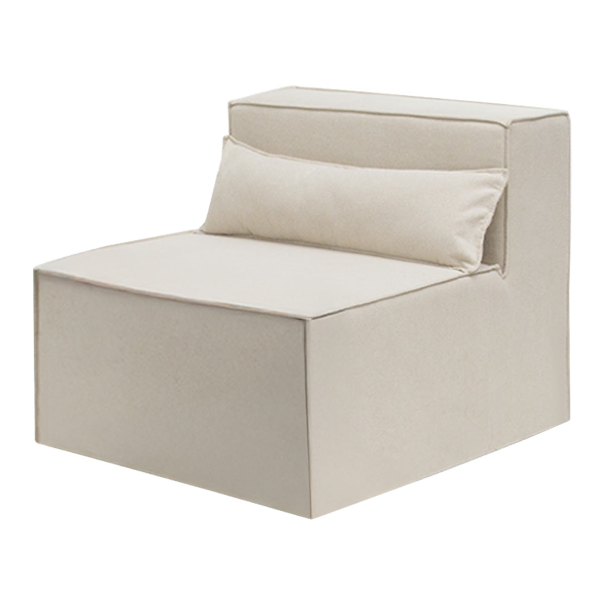 Módulo Meio Paladium para Sofá Modular - Boucle Bege 66 - imagem 5 | Modifika