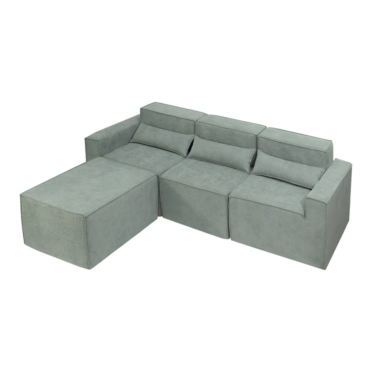 Sofá Modular Paladium 4 Módulos com Capa Removível - imagem 44 | Modifika