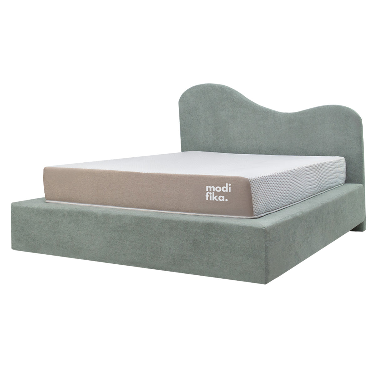 Cabeceira Orgânica Curve Modifika para Cama Casal — imagem 41