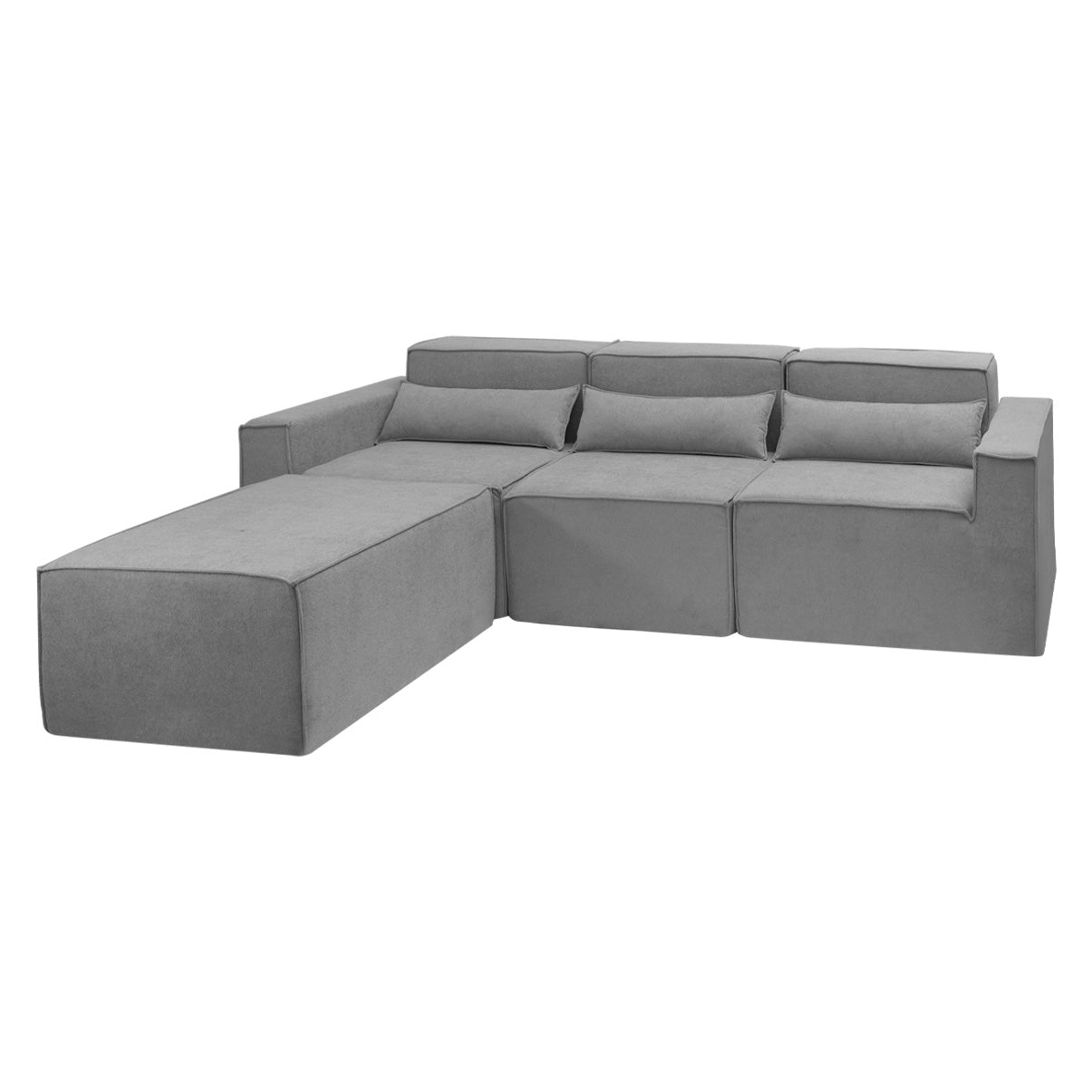 Sofá Modular Paladium 4 Módulos com Capa Removível - imagem 55 | Modifika