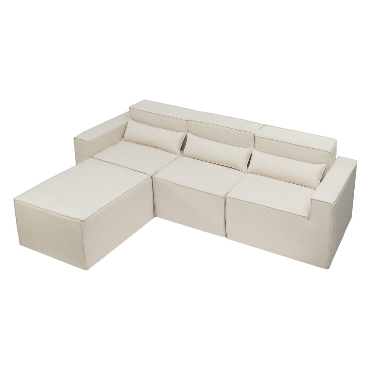 Sofá Modular Paladium 4 Módulos com Capa Removível - imagem 19 | Modifika