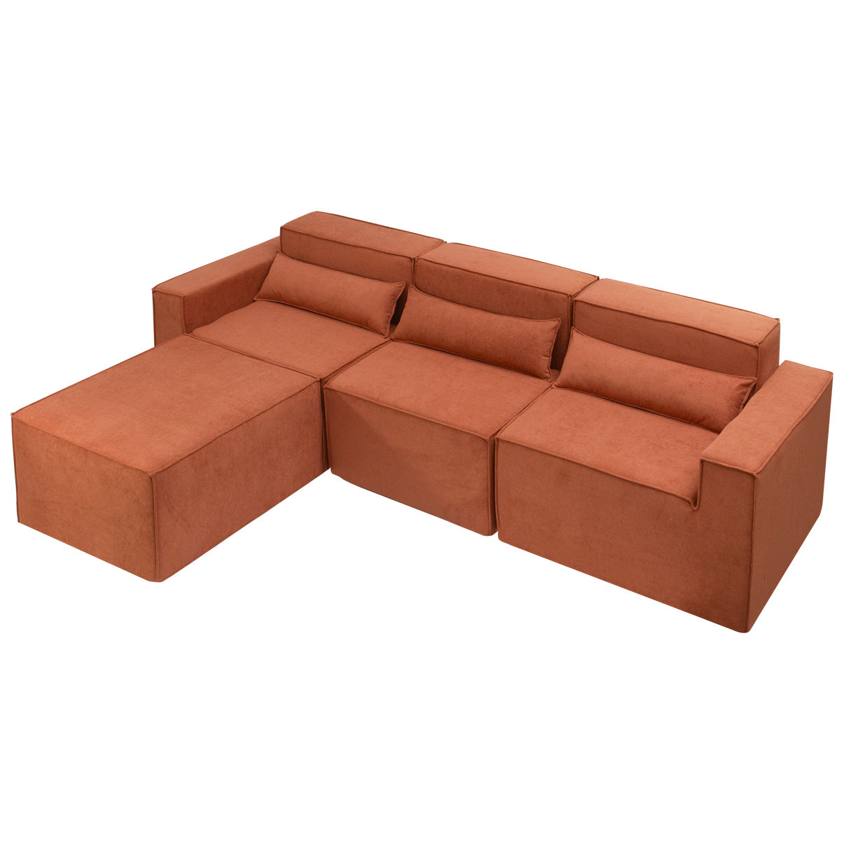 Sofá Modular Paladium 4 Módulos com Capa Removível - imagem 8 | Modifika