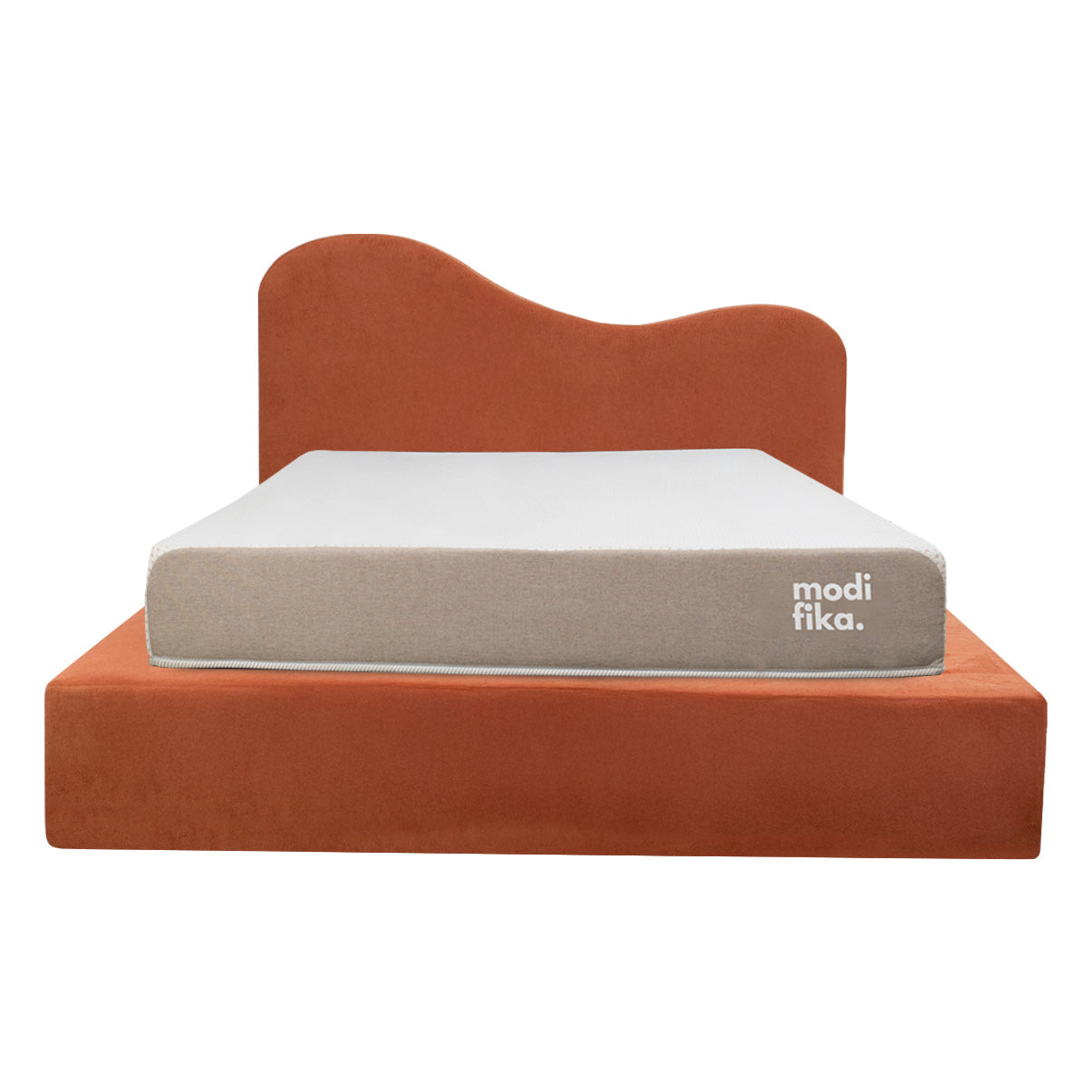 Cabeceira Orgânica Curve Modifika para Cama Casal