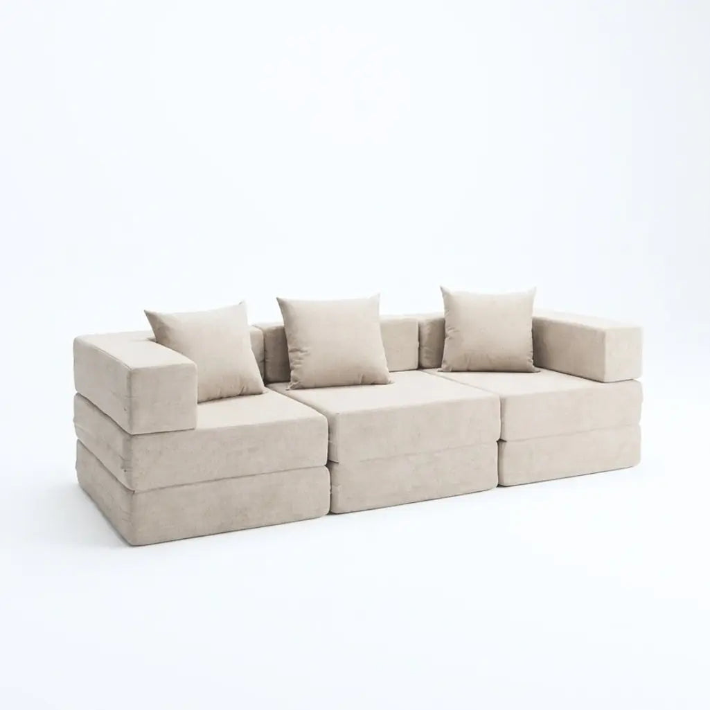 Sofá-Cama Cobbi 3 Lugares Modulado