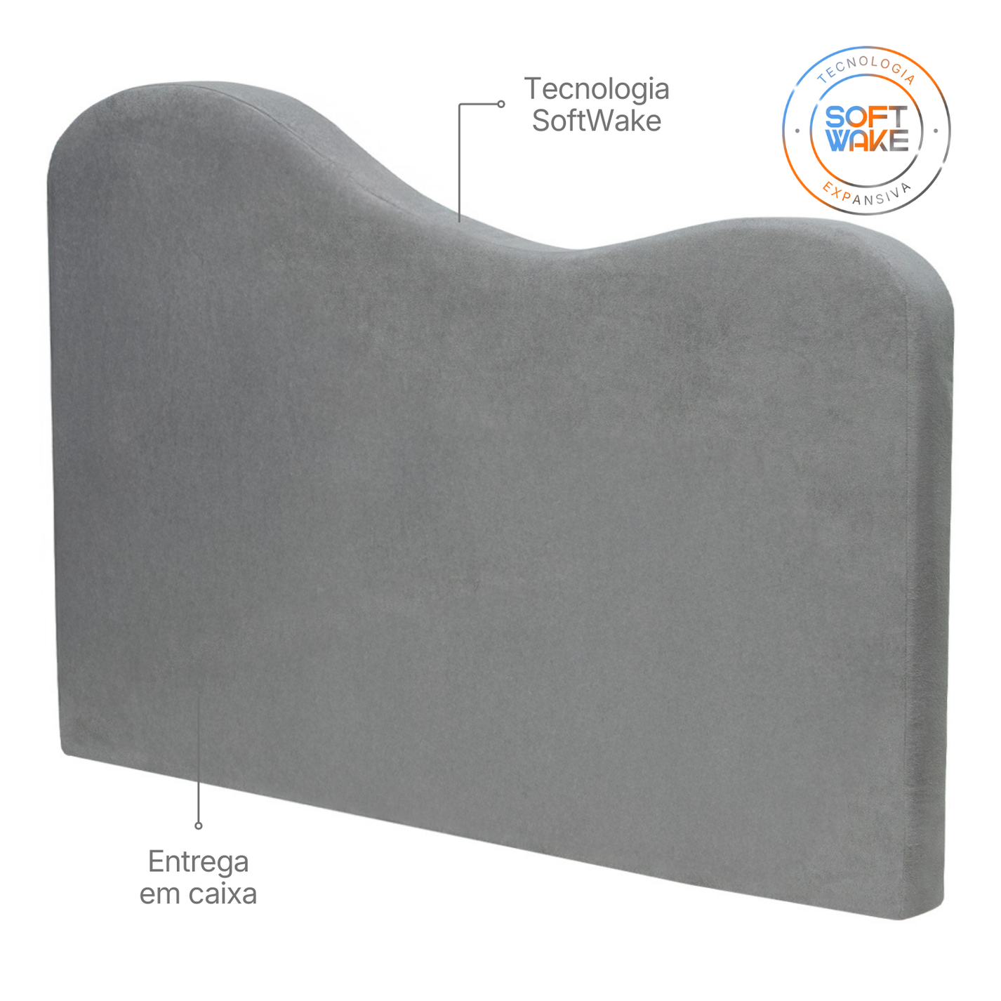 Cabeceira Orgânica Curve Modifika para Cama Casal — imagem 23