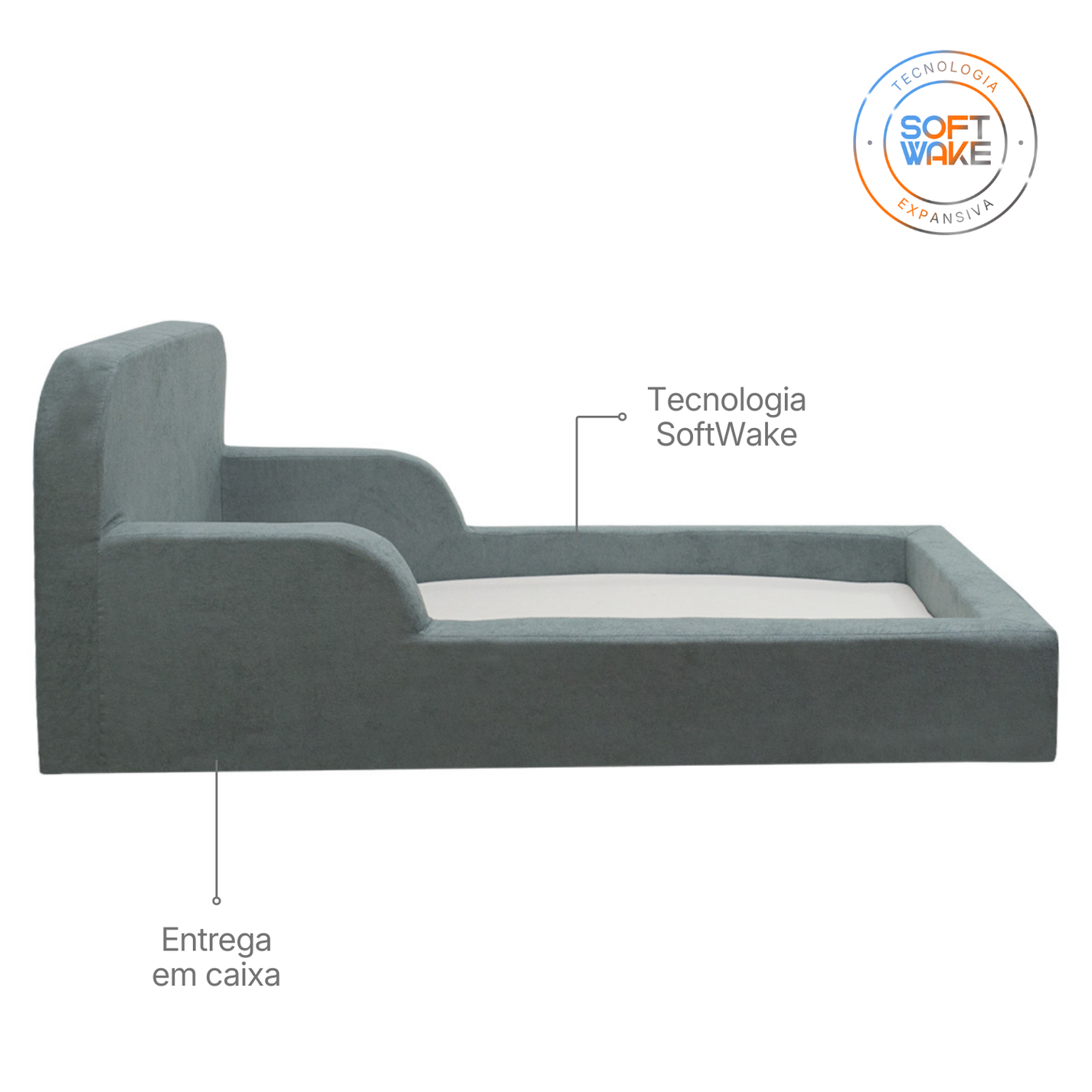Mini Cama Montessoriana Lumi Com Colchão 178cm — imagem adicional 38