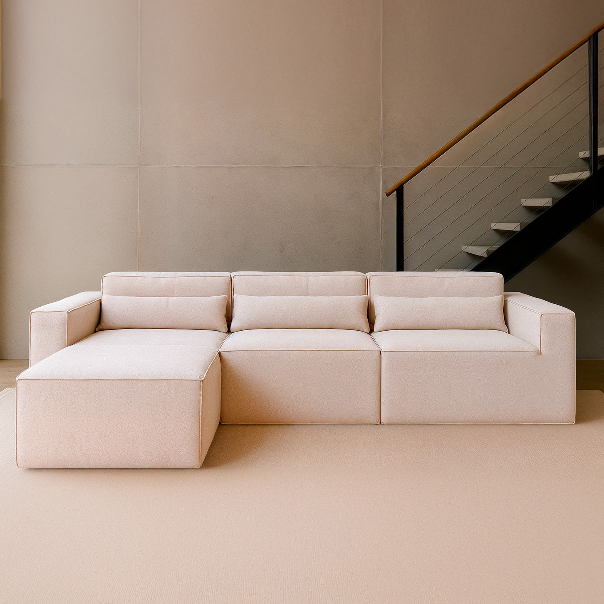 Sofá Modular Paladium 4 Módulos com Capa Removível - imagem 15 | Modifika