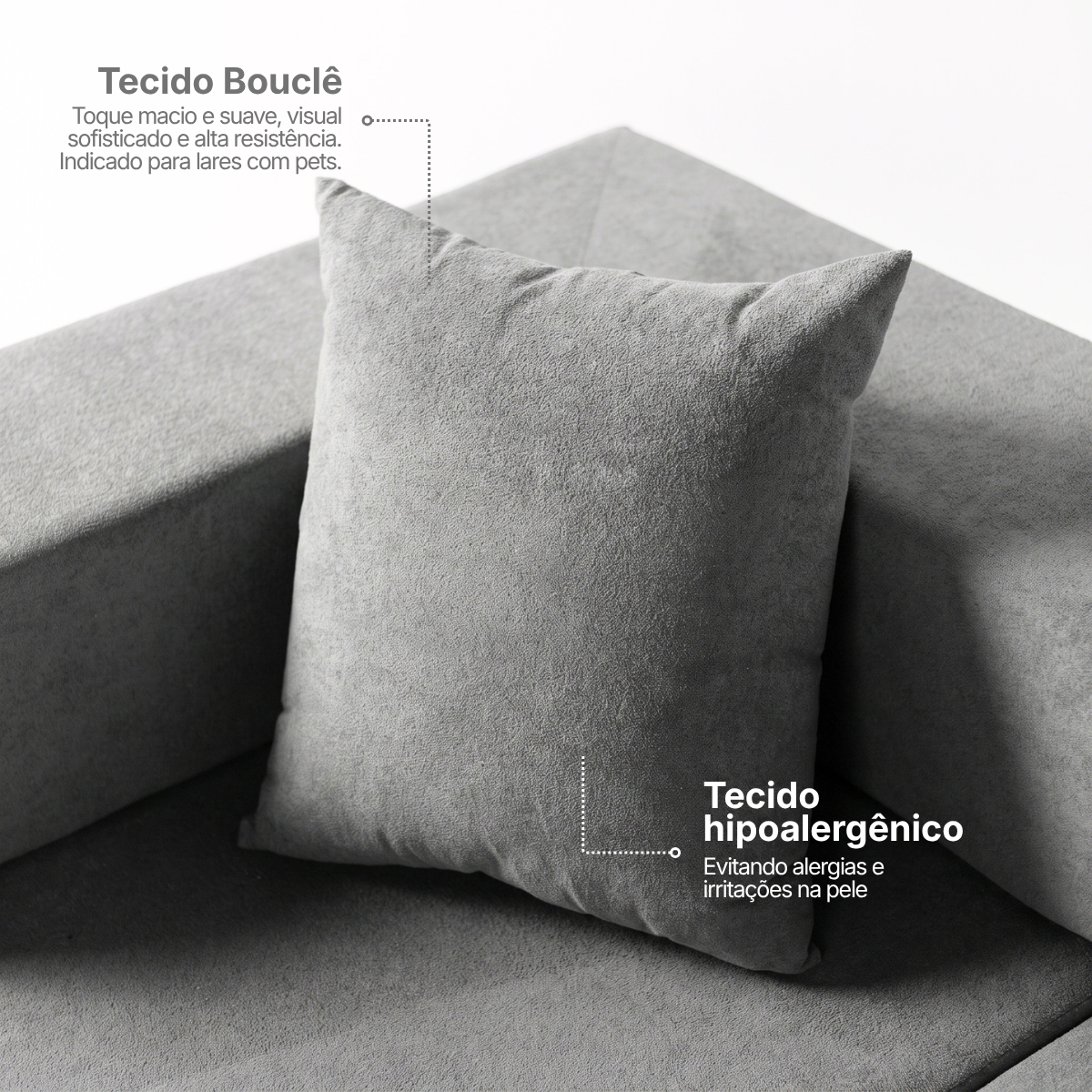 Almofada Decorativa Cobbi 40x40 cm | Modifika
