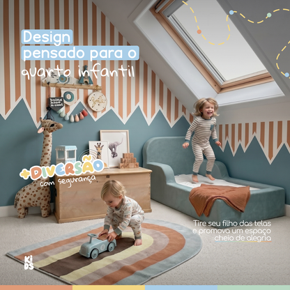 Cama Montessoriana Infantil Lumi Mini 178 cm 100% Espuma