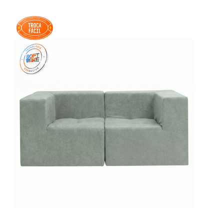 Kit Sofá Modular Selano 2 Módulos com Braços Direito e Esquerdo - imagem 29 | Modifika