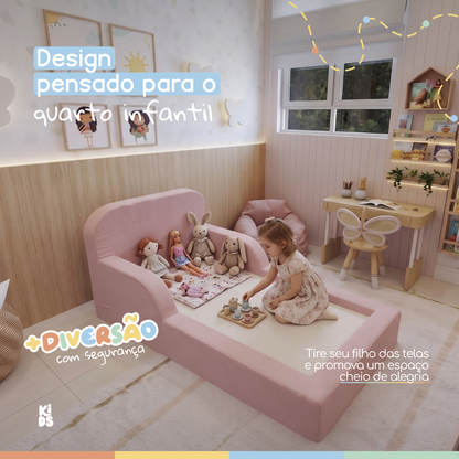 Cama Montessoriana Infantil Lumi Solteiro 216 cm 100% Espuma