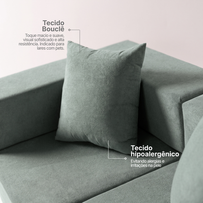 Almofada Decorativa Cobbi 40x40 cm - Bege Escuro | Modifika