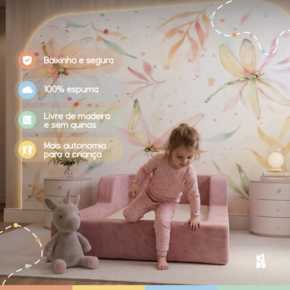 Cama Montessoriana Infantil Amori Mini 100% Espuma