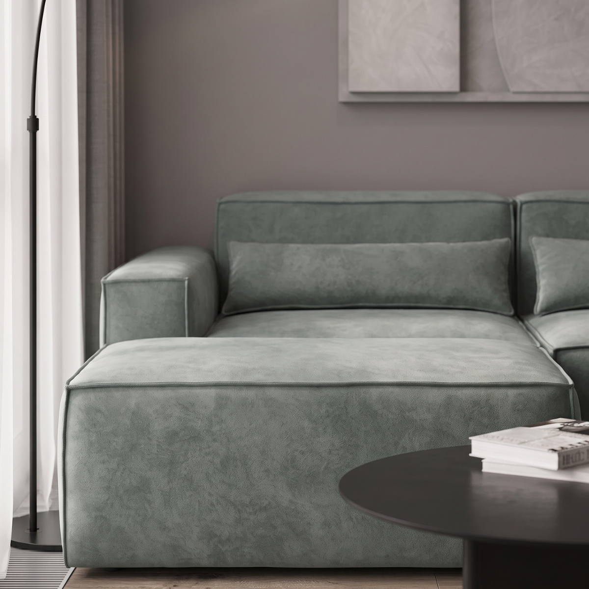 Almofada Decorativa para Sofá Paladium - Cinza | Modifika