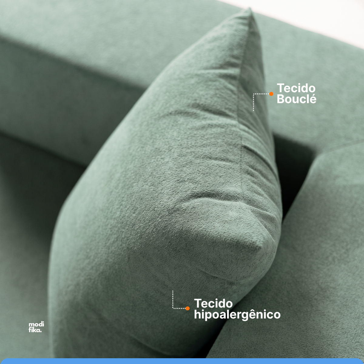 Poltrona Comfy Multifuncional com Porta-Copos Tecido Bouclé