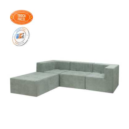 Sofá Modular Selano 4 Módulos com Capa Removível Modifika — imagem adicional 51