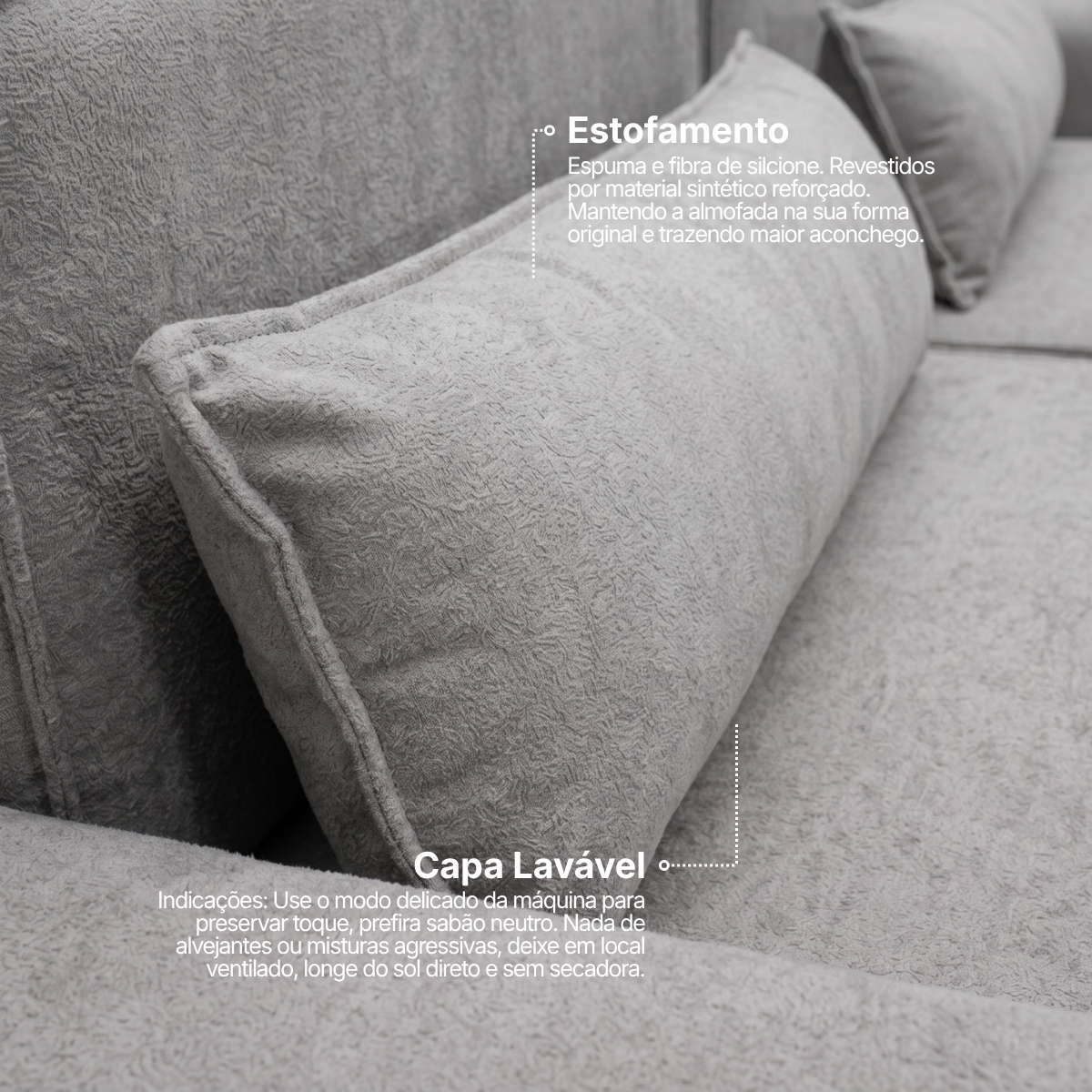 Almofada Decorativa para Sofá Paladium | Modifika