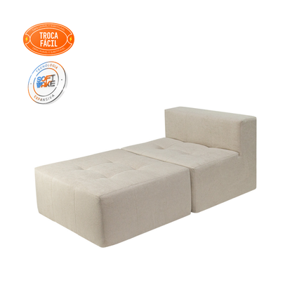 Sofá Modular Selano 2 Módulos com Capa Removível Modifika — imagem adicional 15