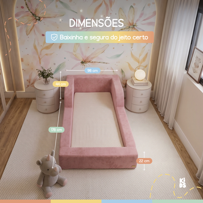 Cama Montessoriana Infantil Amori Mini 100% Espuma