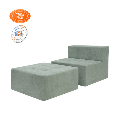 Sofá Modular Selano 2 Módulos com Capa Removível Modifika — imagem adicional 43