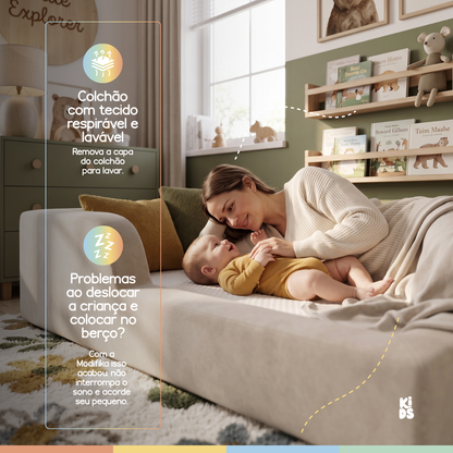 Cama Montessoriana Infantil Amori Mini 100% Espuma