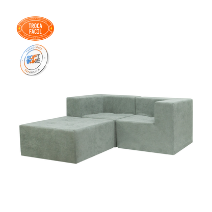 Sofá Modular Selano 3 Módulos com Capa Removível Modifika — imagem adicional 16