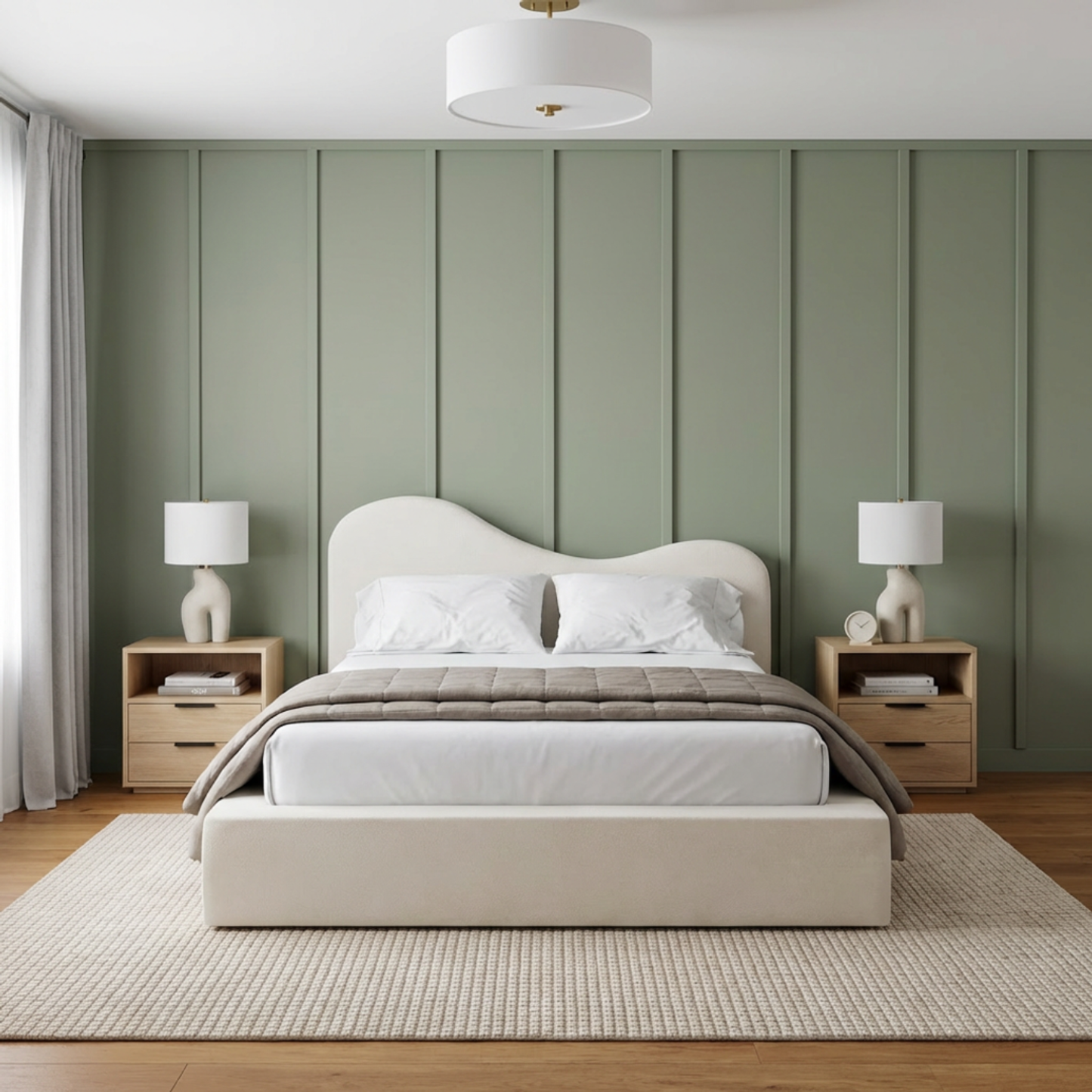 Cabeceira Orgânica Curve Modifika para Cama Casal