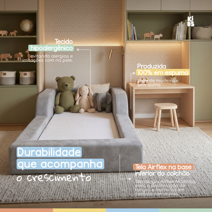 Cama Montessoriana Infantil Amori Mini 100% Espuma