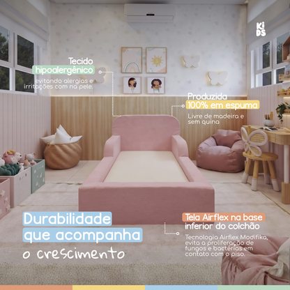 Cama Montessoriana Infantil Lumi Mini 178 cm 100% Espuma
