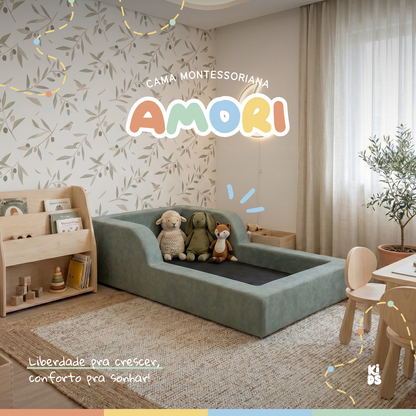 Cama Montessoriana Infantil Amori Mini 100% Espuma