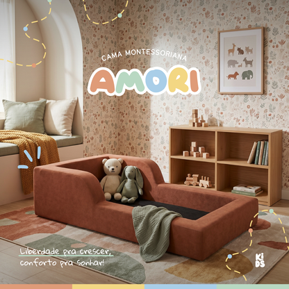 Cama Montessoriana Infantil Amori Mini 100% Espuma