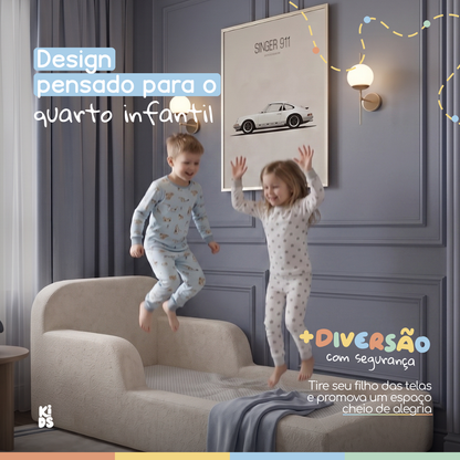 Cama Montessoriana Infantil Pluma Solteiro 100% Espuma | Modifika