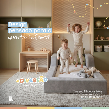 Cama Montessoriana Infantil Amori Mini 100% Espuma