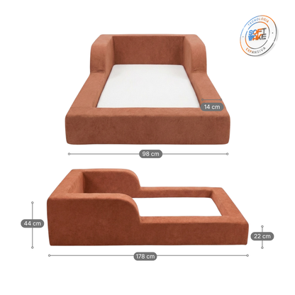 Cama Montessori Infantil Amori Mini 100% Espuma Modifika — imagem adicional 44