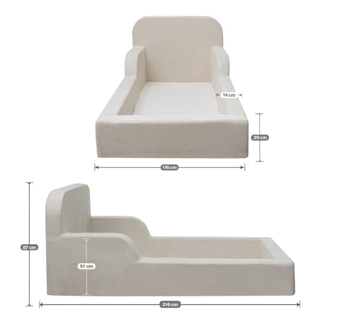 Cama Montessoriana Lumi Modifika Solteiro sem Colchão Incluso 218cm — imagem 14