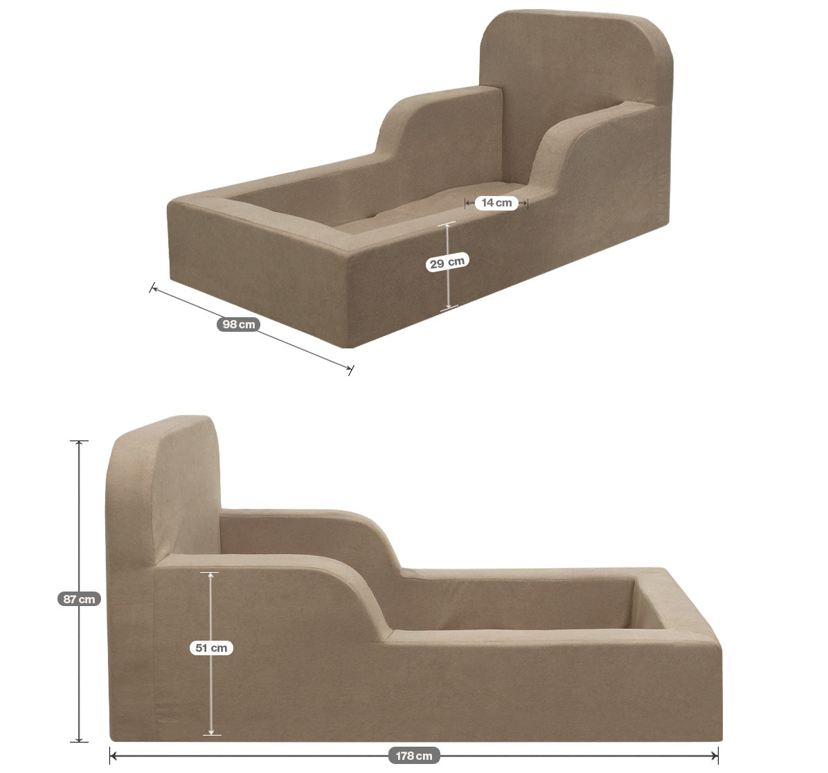 Mini Cama Montessoriana Lumi Sem Colchão 178cm — imagem adicional 16