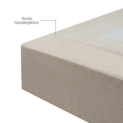 Capa Box Velare Modifika Casal em Tecido Bouclé com Acabamento Sofisticado