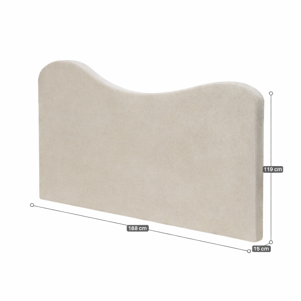 Cabeceira Orgânica Curve  para Cama Queen Modifika