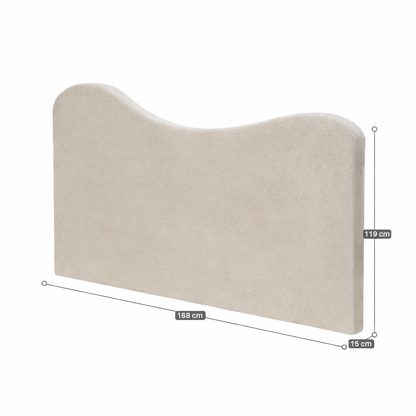 Cabeceira Orgânica Curve  para Cama Queen Modifika
