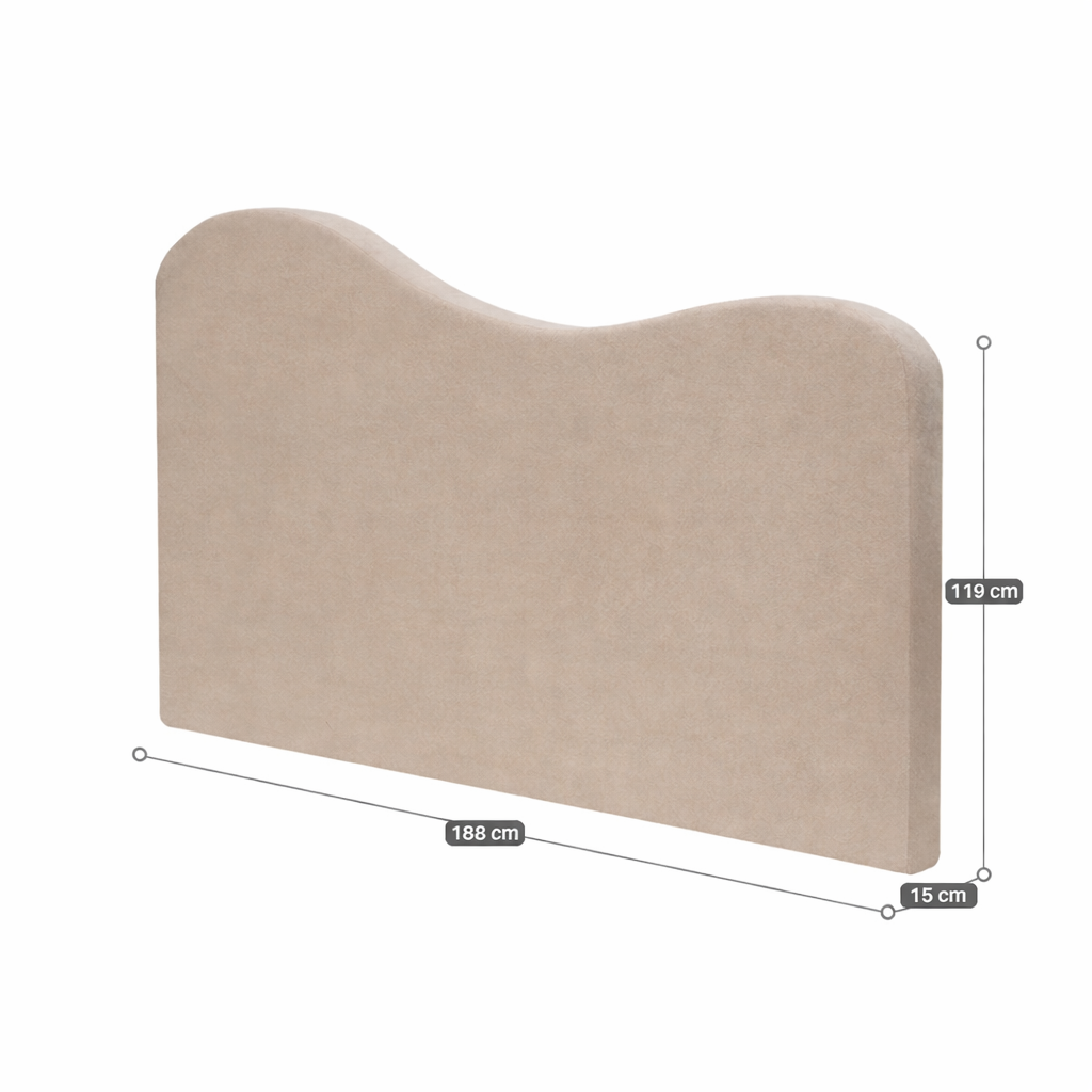 Cabeceira Orgânica Curve  para Cama Queen Modifika
