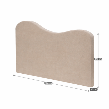 Cabeceira Orgânica Curve  para Cama Queen Modifika
