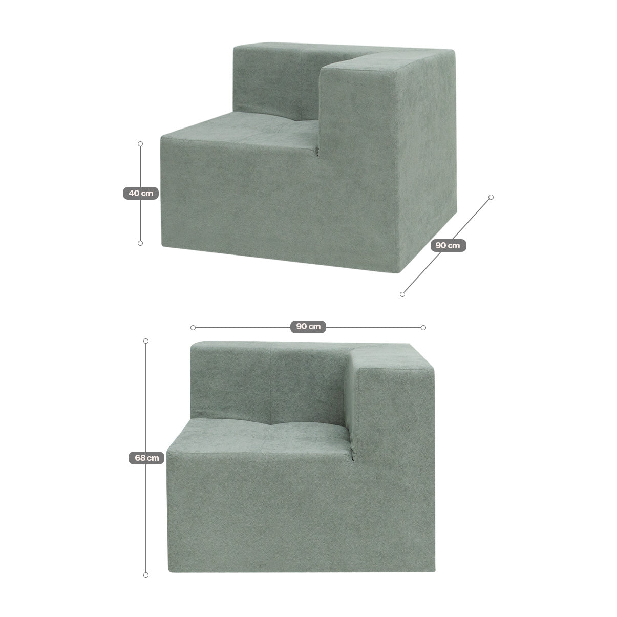 Sofá Modular Selano 3 Módulos