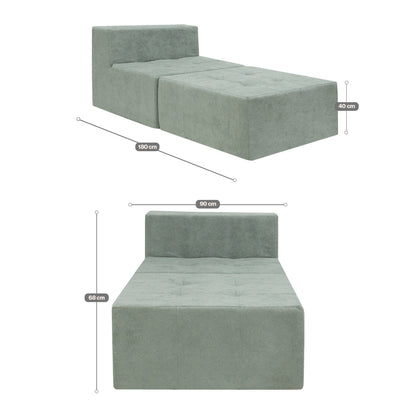 Sofá Selano 2 Módulos Modular