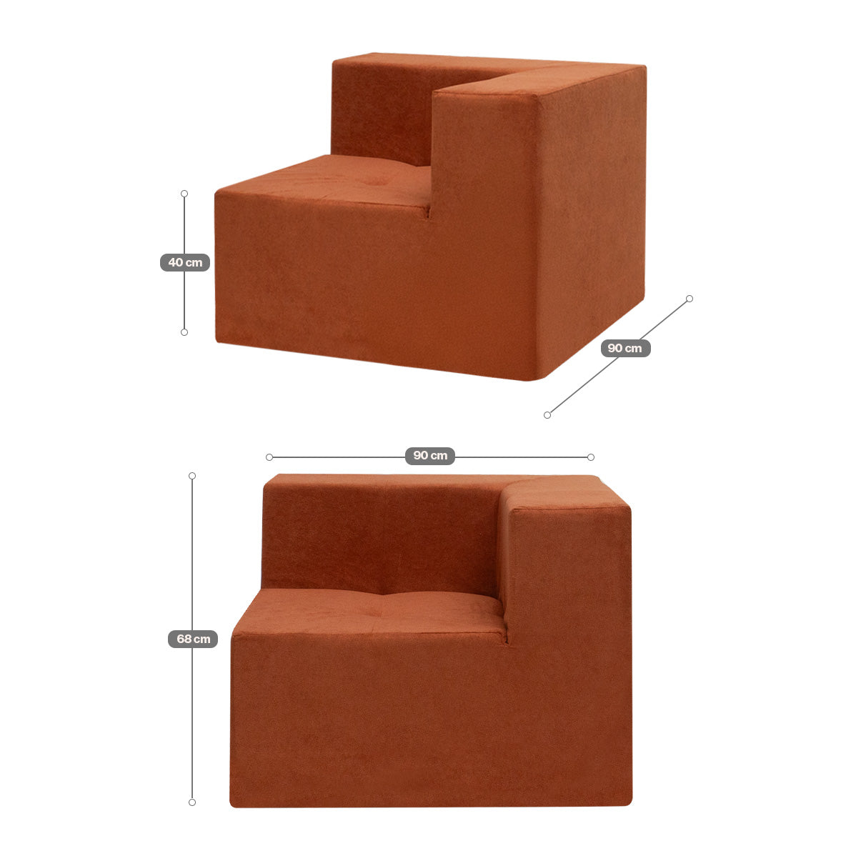 Sofá Modular Selano 3 Módulos