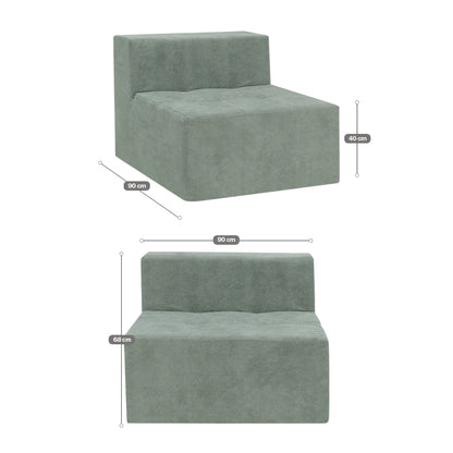 Sofá Selano 2 Módulos Modular